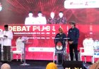 Paslon Datang Diiringi Pendukungnya Saat Debat Publik Pilkada Purworejo