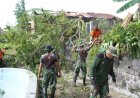 Fasilitas Umum Terdampak Angin Kencang di Kalikotes Klaten Dibersihkan