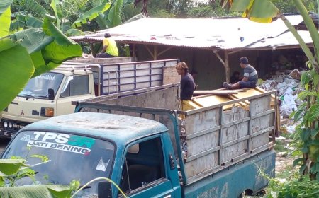 Sampah Membeludak di TPS 3R Jatibening Bantul Akhirnya Divakuasi