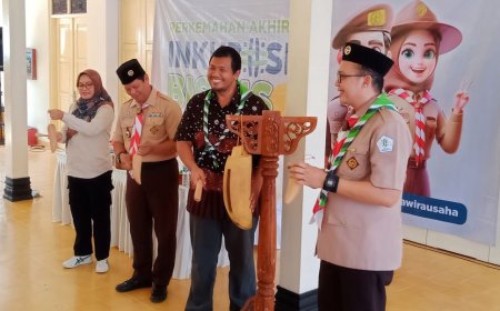 Pramuka Saka Wirausaha Gunungkidul Digembleng Jadi Pengusaha Muda