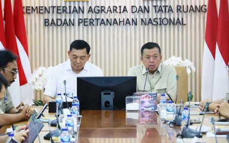 Pengamanan Tanah Negara dan Ketahanan Pangan jadi Prioritas, Nusron Perkuat Kerja Sama dengan Kemenhan