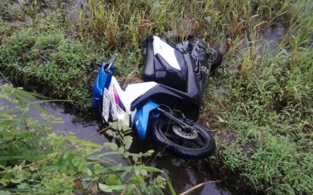 Motor dan Pecahan Beton Tertinggal di Lokasi Tawuran di Kebumen