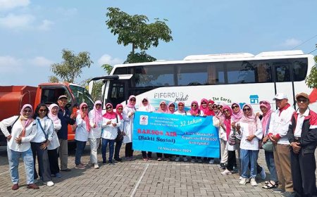 Klub Jantung Sehat Minomartani Salurkan Bantuan Air Bersih ke Gunungkidul