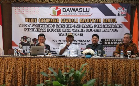 Bawaslu Bantul Ajak Media Berperan Mengawasi Pilkada