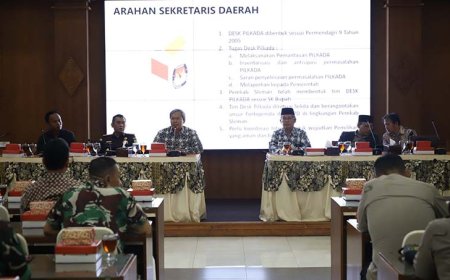 Jaga Kondusivitas Pilkada, Digelar Rapat Koordinasi DESK Pilkada