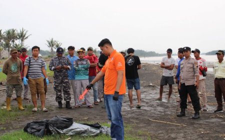 Mayat Mengapung di Muara Sungai Luk Ulo Kebumen Diduga Korban Pembunuhan