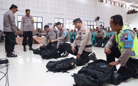 Pengamanan 2.187 TPS Pilkada di Kebumen Melibatkan 455 Anggota Polres