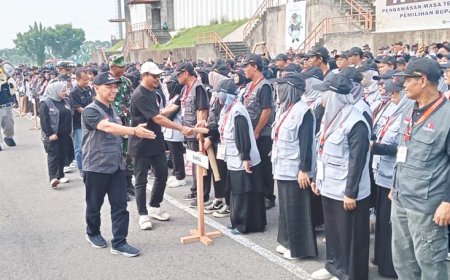 1900 Pengawas Pilkada Gelar Apel Siaga