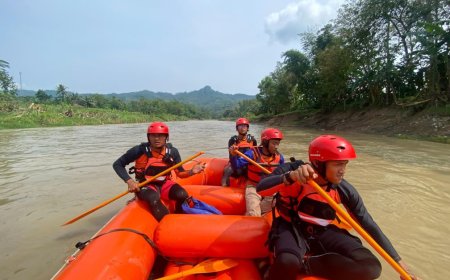 Pemancing yang Hilang di Sungai Luk Ulo Kebumen Belum Ditemukan
