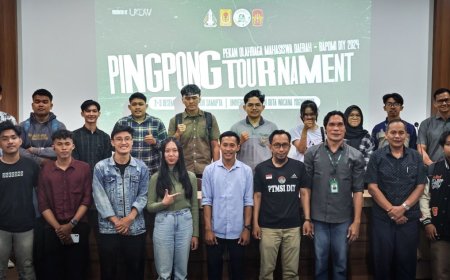 UKDW Membangkitkan Kejayaan Pingpong DIY Era 90-an Lewat Pomda 2024