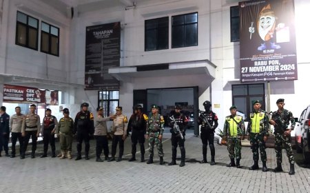 Kodim, Polres dan Satpol PP Klaten Gelar Patroli Menjelang Pilkada