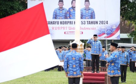 Pemkab Sleman Gelar Upacara HUT ke-53 Korpri Tahun 2024
