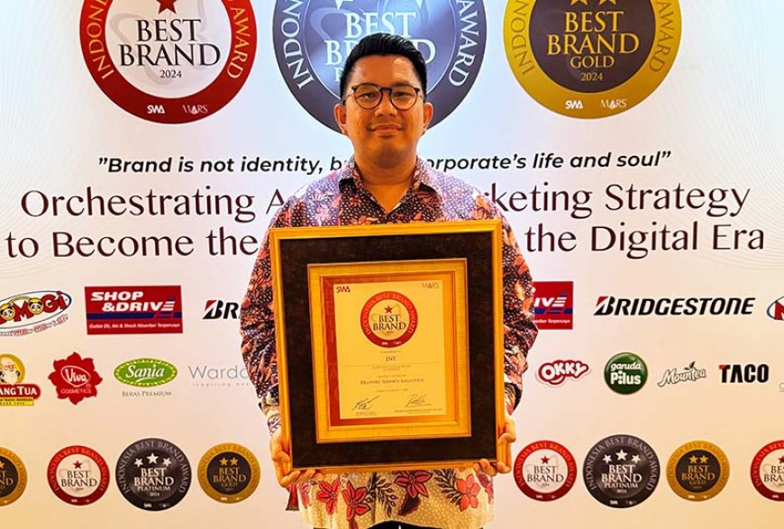 JNE Raih Indonesia Best Brand Award (IBBA) 2024 Kategori Jasa Pengiriman