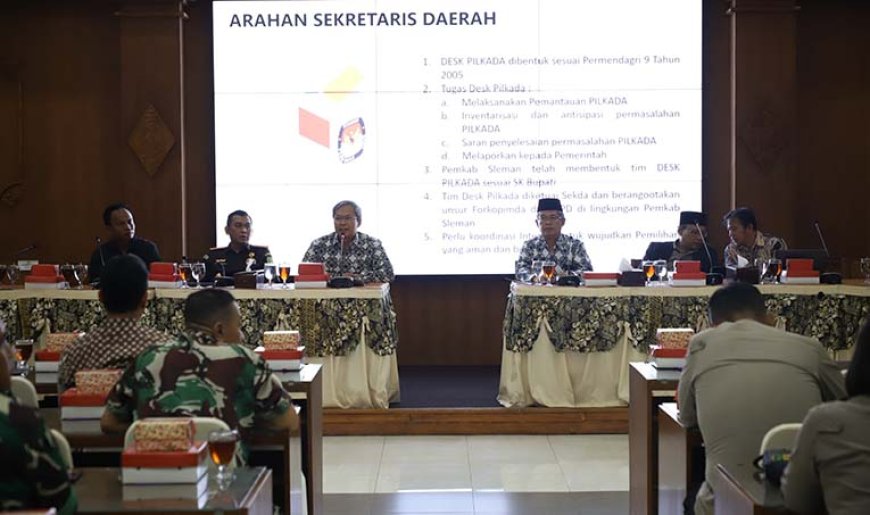 Jaga Kondusivitas Pilkada, Digelar Rapat Koordinasi DESK Pilkada