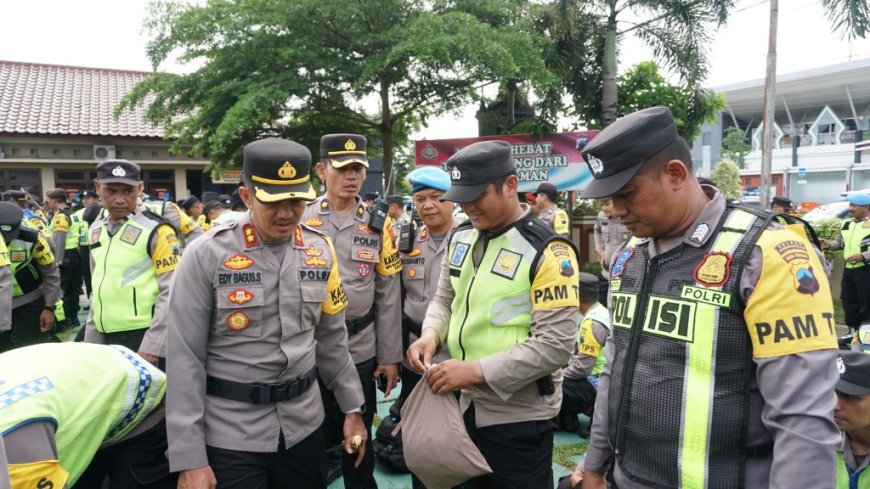 Kapolres Purworejo Pimpin Apel Pasukan Pengamanan Pilkada