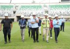 Wakil Bupati Sleman Meninjau Rehabilitasi Stadion Maguwoharjo