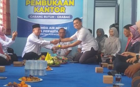 PDAM Purworejo Buka Kantor Cabang Pelayanan di Desa Sruwohrejo