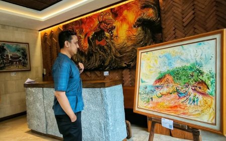 Garrya Bianti Jadi Ruang Pamer Lukisan Dua Generasi Affandi