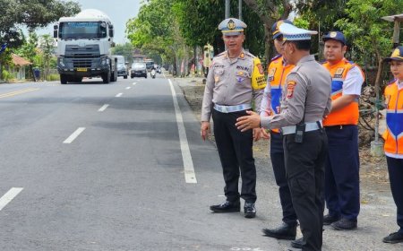 Polres dan Dishub Kulonprogo Cek Jalur Libur Nataru