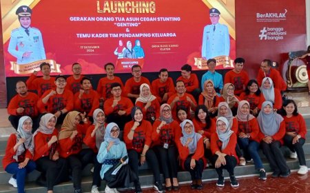 Kader TPK Garda Terdepan Mendampingi Keluarga Berisiko Stunting di Klaten