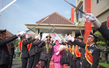 Ini Pesan Khusus Kapolres Purworejo untuk 28 Personel yang Pensiun