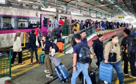 KAI Daop 6 Resmi Mulai Mengoperasikan Angkutan Nataru