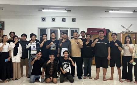Guntur Setyo Tokoh Pemuda Kalteng di Yogyakarta Ajak Diskusi Mahasiswa