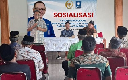 Anggota DPR RI Totok Daryanto Sosialisasi 4 Pilar di Gunungkidul