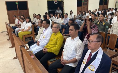 Hujan Lebat, Misa Malam Natal di Bantul Berjalan Lancar