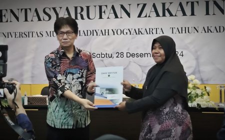 UMY Menyalurkan Rp 1,2 Miliar Zakat Institusi