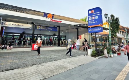 Terjadi Lonjakan Penumpang KAI Commuter Selama Nataru di Yogyakarta