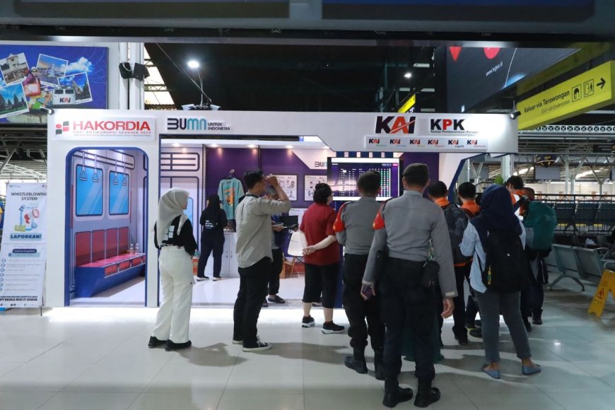 KPK dan KAI Group Sosialisasi Antikorupsi di Stasiun Yogyakarta