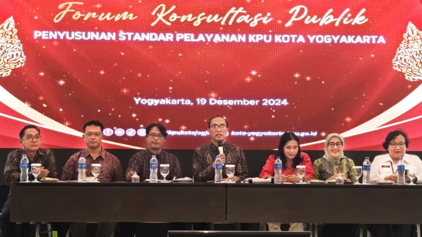 KPU Kota Yogyakarta Susun Standar Pelayanan Publik