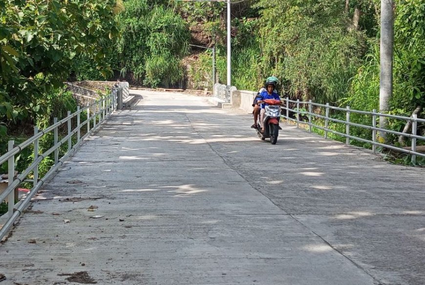 Jembatan Sudimoro Klaten Selesai Diperbaiki
