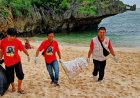 Wisatawan Masih Bebas Buang Sampah Sembarangan di Pantai Sadranan Gunungkidul