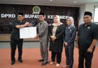 DPRD Kebumen Mengumumkan Akhir Masa Jabatan Bupati