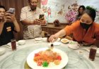Menikmati Yusheng di The Duck King Plaza Ambarrukmo, Keluar Hanya Setahun Sekali Saat Imlek