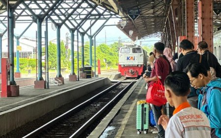 Jumlah Penumpang KA Daop 5 Purwokerto Masih Tinggi