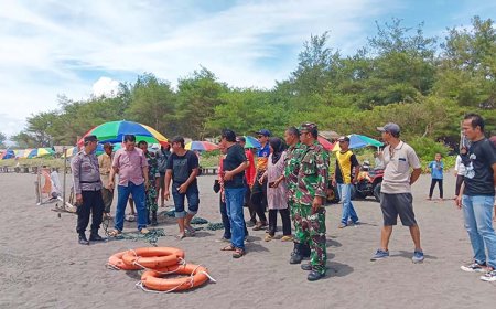 Dua Warga Wonosobo Terseret Ombak Pantai Mliwis, Satu Orang Belum Ditemukan