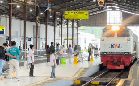 Selama Libur Nataru, 274.000 Penumpang KA Naik dari Stasiun Purwokerto