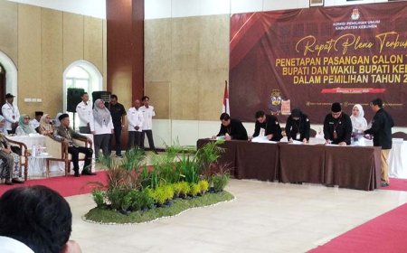 KPU Tetapkan Paslon Lilis-Zaeni Sebagai Bupati dan Wakil Bupati Kebumen Terpilih