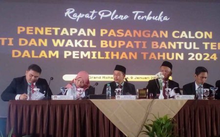Sah, Abdul Halim Muslih Kembali Jadi Bupati Bantul