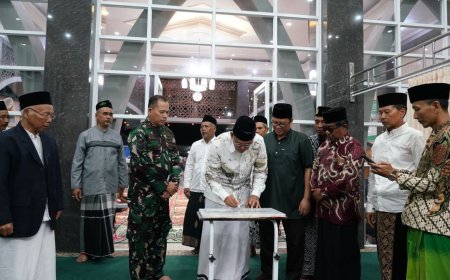 Wabup Sleman Danang Maharsa Meresmikan Masjid Al Mubarok Panjen