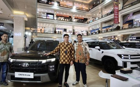 Ada Santa Fe ala Drakor, Hyundai Gelar Pameran di Amplaz