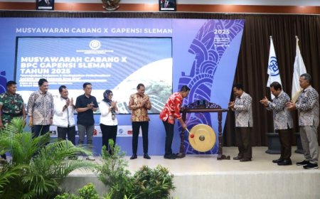 Gelar Muscab, Gapensi Sleman Diminta Susun Strategi Baru