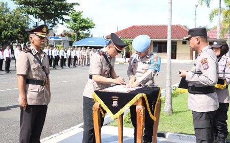 Memperkuat Jajaran, Polres Kulonprogo Menggeser Sejumlah Pejabat Utama