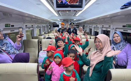 Program Edutrain Daop 5 Purwokerto Tahun 2024 Diikuti 44.726 Pelajar