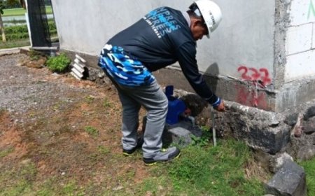 PDAM Purworejo Uji Alir Sambungan Rumah Proyek Inpres