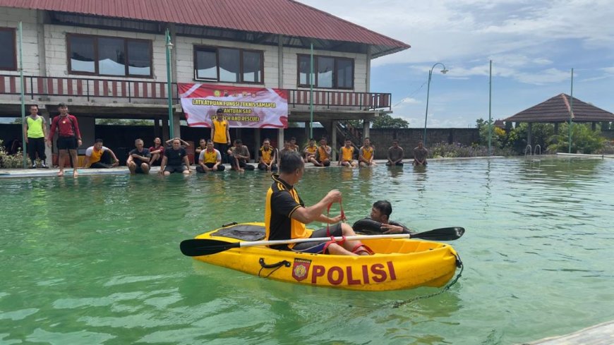 Satuan Samapta Polres Purworejo Berlatih SAR