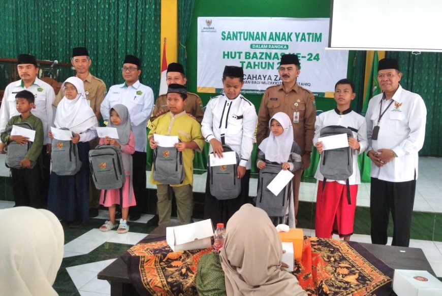 Baznas Kebumen Santuni 100 Anak Yatim